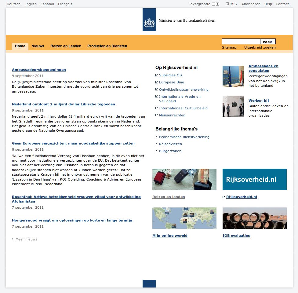 Ministerie van Buitenlandse Zaken Ministerie van Buitenlandse Zaken